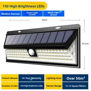 Xlys | Solar Motion Sensor Outdoor Home Lighting Waterproof Street Light