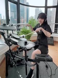 Electronic Drum Set For Adults And Kids Practice Performance