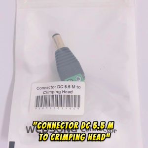 Connector DC5.5x2.5 Male to Crimping Head Websong