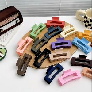 กิ๊บติดผม สไตส์เกาหลี แฟชั่นเรียบง่าย เนื้อแมตต์ ขนาดใหญ่ กิ๊บแฟชั่น กิ๊บติดผมเกาหลี