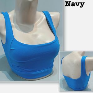 Áo bra nữ chic pen tập gym yoga pickleball kèm mút thun poly co giãn 4 chiều BINSPORTS A317