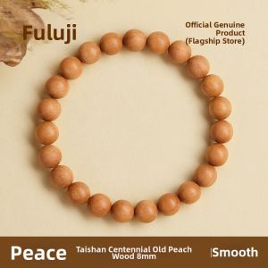 Natural Centuries-Old Peach Wood Beads