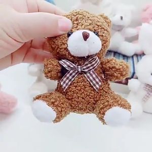 Aksesoris Gantungan Kunci Tas Bear And Rabbit Bag Keychain Gantungan Kecil Beruang Lucu Imut Keychain Boneka Doll