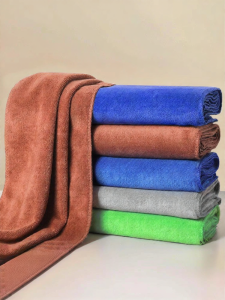 MANJIELI | Durable Non-shedding Absorbent Towel for Home and Commercial Use