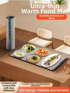 JIFANPAUL | Multifunctional Foldable Dining Table Food Warming Plate