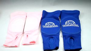 1Pair Volleyball Knee Pads for Men/Women Thick Sponge Non-slip Shock Absorbing woven fabric Breathable Durable Knee Pads for Volleyball Basketball Yoga Comfortable Protection