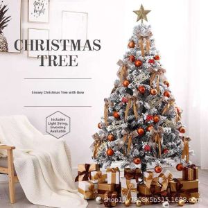 MOLORE | Snow Flocked Christmas Tree Home Decor
