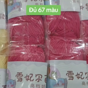 [LOẠI XỊN] Len Baby Yarn hàng chuẩn 40g dài 128m mềm mại có đủ 67 màu