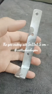 Ke góc vuông (Sắt) 5x11x1.7 cm - lỗ Ø 5mm - Dày 2mm - #vattuducduyen