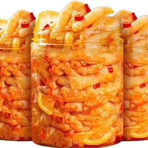 Deboned Chicken Feet in Pickled Pepper and Lemon 5KG