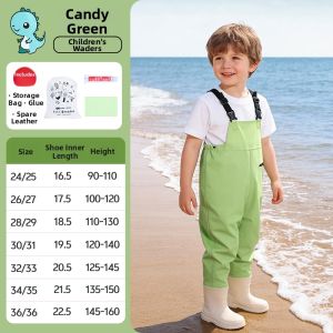 Breathable Lightweight Waterproof Children Waders Suit