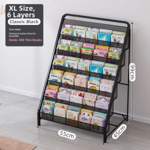 Multifunctional Baby Storage Shelf For Books And Toys