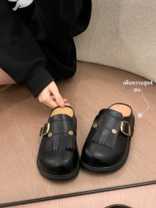 XUJIA | Thick-soled Retro Tassels Womens Sandals Slip-on