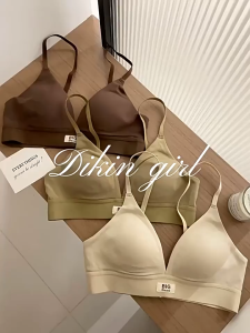 เสื้อชั้นในสตรีทรงฝรั่งเศส ทรงสามเหลี่ยมไร้ตะเข็บ สวมใส่สบาย ระบายอากาศได้ดี