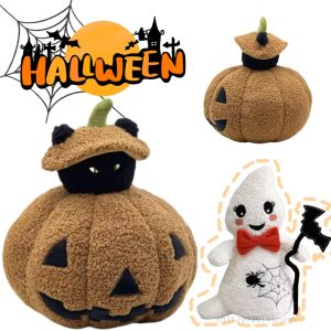 Fun Cartoon New Halloween Series Plush Toys Evil Pumpkin Ghosts Plush Toys Home Decor For Boys And Girls Halloween Gifts
