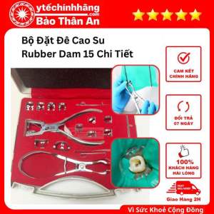Bộ Đặt Đê Cao Su Rubber Dam 15 Chi Tiết