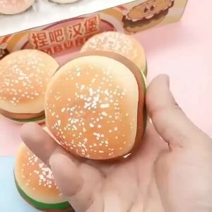 Bóng Giảm Stress Hình Bánh Hamburger Mềm Mại - Đồ Chơi Cảm Giác Cho Người Tự Kỷ Giúp Giảm Căng Thẳng & Lo Âu Bộ 1/2/3 Món Quà Tặng Giải Tỏa Căng Thẳng Cho Các Bữa Tiệc Dành Cho Lứa Tuổi Từ 14 Trở Lên