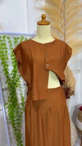 SET ROK WANITA HYERI SET VEST SETELAN WANITA KOREAN LOOK KEKINIAN OOTD SIMPLE MODIS COD