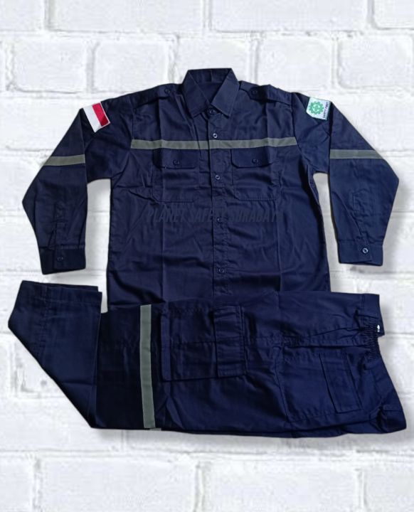 Seragam celana Setelan Wearpack Safety K3 - Seragam Wearpack Katelpak ...