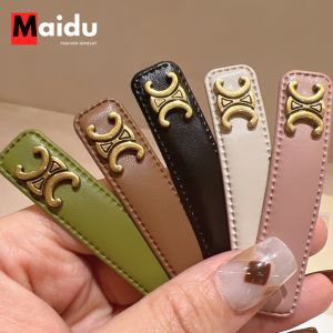 Maidu Jewelry Kẹp Tóc Da Cho Nữ Kẹp Bên Mới Người Nổi Tiếng Trên Internet Kẹp Tóc Nữ