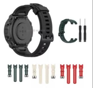 Watch Band For Xiaomi Amazfit T-Rex Pro Silicone Soft Wrist Strap Replacement Bracelet For Huami Amazfit Trex Sport Strap Correa