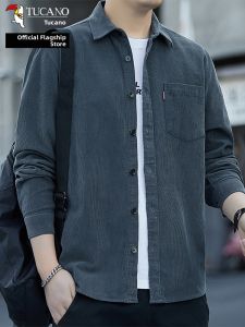 TUCANO | Pure Cotton Corduroy Mens Shirt Autumn and Spring