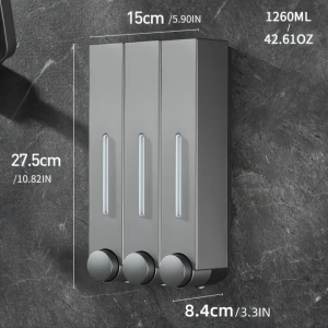 Soap Dispenser Bottle Press-free Punching Wall-mounted Hanging Wall Hand Sanitizer Hotel Guesthouse Shampoo Shower Gel Box