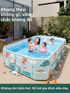 CHEORLIAN | Large Foldable Non-Inflatable Swimming Pool