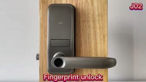 Khóa vân tay thay thế khóa nắm tròn cửa gỗ cửa phòng dùng app TTlock