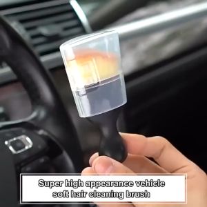 Ultra-Soft Car Cleaning Brush with Cover Car Dashboard Air Outlet Gap Cleaning Brush.