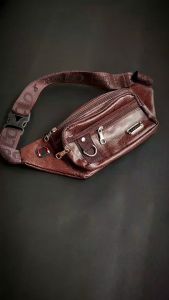 Tas Pinggang Pria Kulit Waistbag Slingbag Kulit Oscar