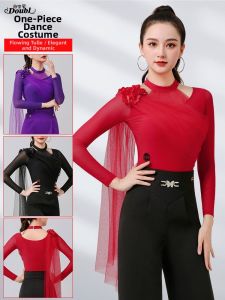 DANBAOLUO | Ballet Waltz Dancewear Red