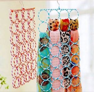 rak gantung jilbab / hanger syal hanger belt 28
