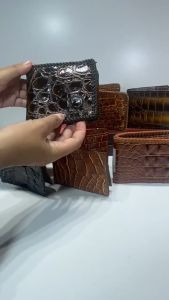 DOMPET KULIT BUAYA - DOMPET BUAYA - DOMPET LIPAT - DOMPET PENDEK   DOMPET KARTU  DOMPET PRIA  DOMPET