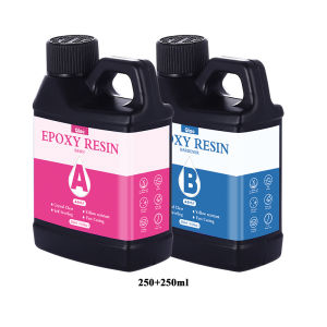 QIAO | Heat Resistant 1:1 Epoxy Resin Kit Ultra Clear Fast Cure Epoxy Resin for Coasters Countertops Bar Tops & Creative Craft Use