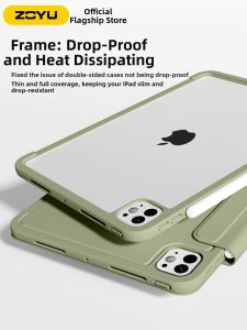 Zoyu | Magnetic Dual Side Case with Shockproof and Adjustable Stand for iPads