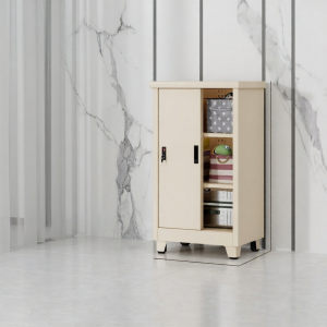 DIBIOU | Weatherproof Sliding Door Steel Storage Cabinet