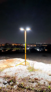 KEELAT KWL04 Tripod Work Light 6000LM Portable Rechargeable LED Lamp For Construction Camping Garage