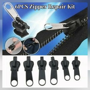 6ชิ้นเล็กๆ และเล็กๆ สำหรับการสั่งซื้อ-ขายซิปอุปกรณ์เย็บผ้าซ่อมซิป