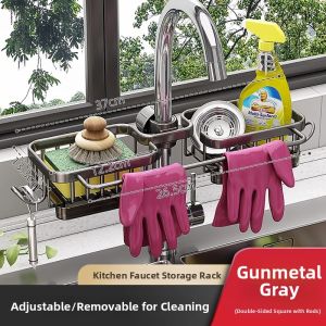 Dish Washing and Drainage Organizer Kitchen Sink Organizer