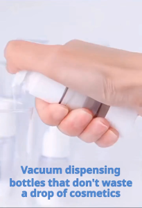 Vacuum Airless Spray Bottle 30ml 50ml 100ml - Leak-Proof Fine Mist Refillable Container for Skincare Essential Oils & Alcohol - Portable Travel Pump Bottle