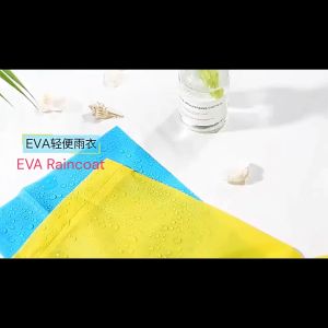 Waterproof Lightweight EVA Reusable Raincoat Poncho