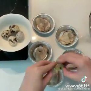 Combo 100 đế cốc khay giấy bạc nướng thực phẩm bánh hàu tiện dụng