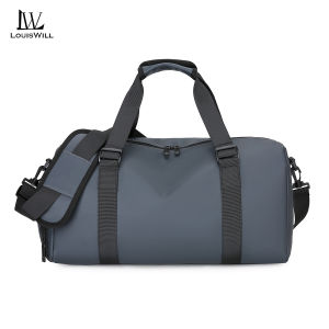 LouisWill Mens Travel Bag Sports Bag Fashion Luggage Bag Waterproof Fitness Bag Handbag Outdoor Sling Bag Gym Fashion Men Women Dry Wet Separation Portable Travel Yoga Swimming Bag