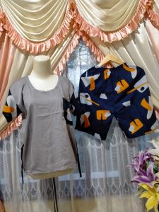 SETELAN PENDEK KOMBINASI BABY DOOL satu kilo kuat 5 pcs