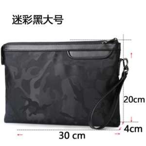 Casual Oxford Cloth Mens Wallet Zipper Envelope Bag Leisure Wrist Bag One Piece Direct Home Supply Unbranded Sewing Thread