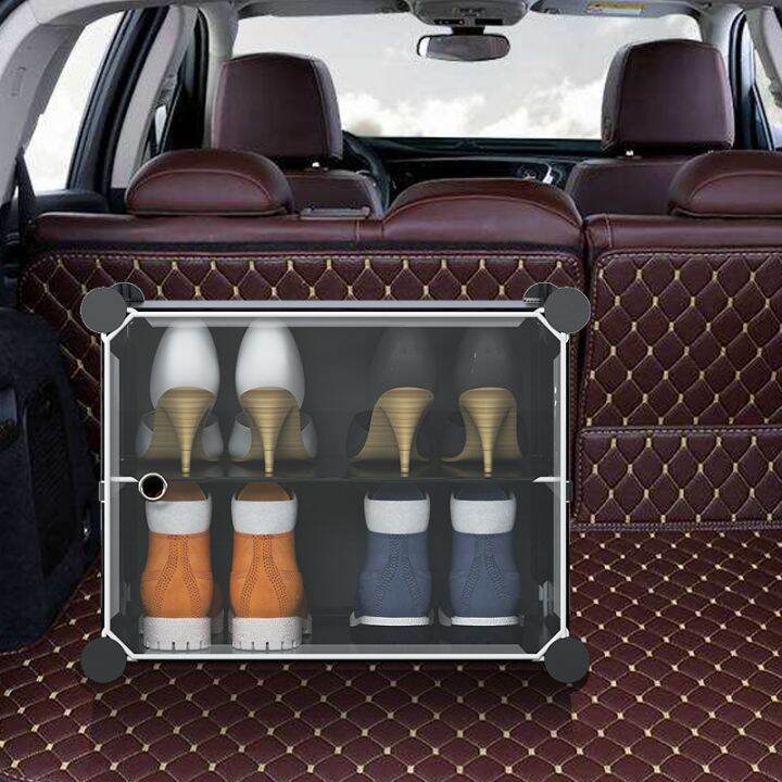 Shoe rack 2025 car storage