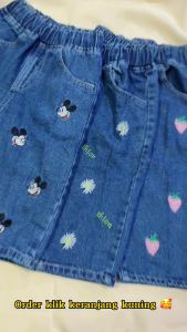 Celana jeans boyfriend bordir karakter anak anak umur 1-5 tahun terbaru