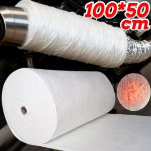 Car Motorcycle Exhaust Pipe Fiberglass Muffler Heat Insulating Cotton Motorcycle Acoustic Fiberglass Muffler Car Accessories