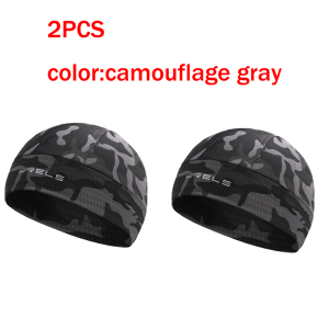 WRELS | WRELS 1/2/3 PCS Sport Caps Sweat-absorbing Quick-drying Cycling Beanie Breathable Elastic Sunscreen Outdoor Bicycle Caps